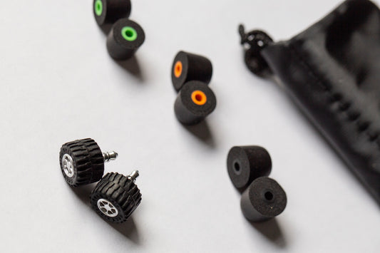 DecEarate™ Decorative Earplugs — Tire